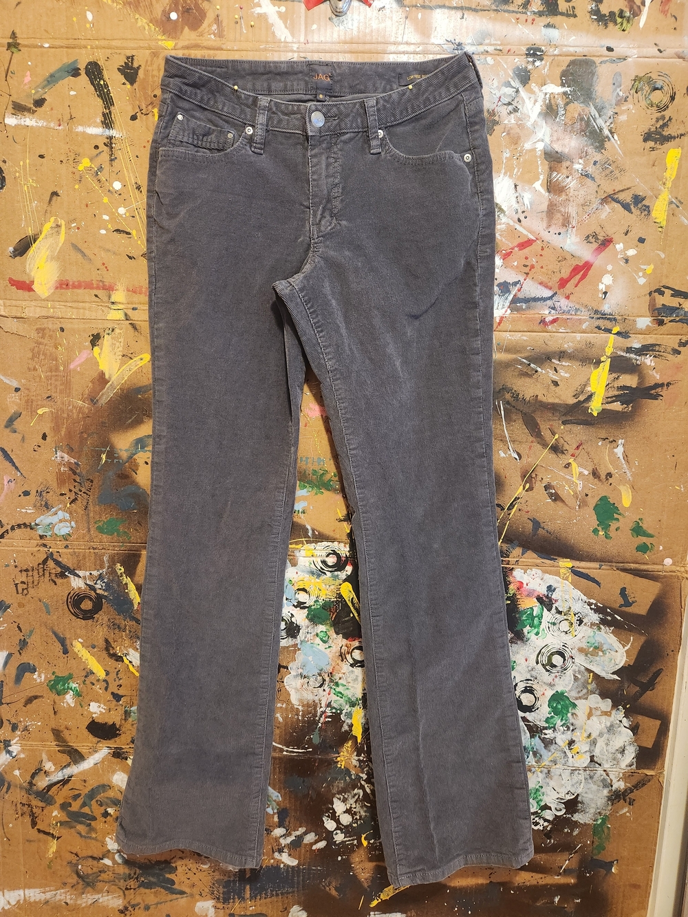 Jag Jeans Women's Gray Flare Corduroy Pants